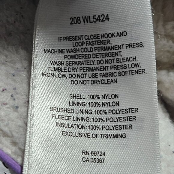 Columbia Purple Hooded Winter Jacket Womens Size Large Waterproof Breathable - Picture 7 of 7
